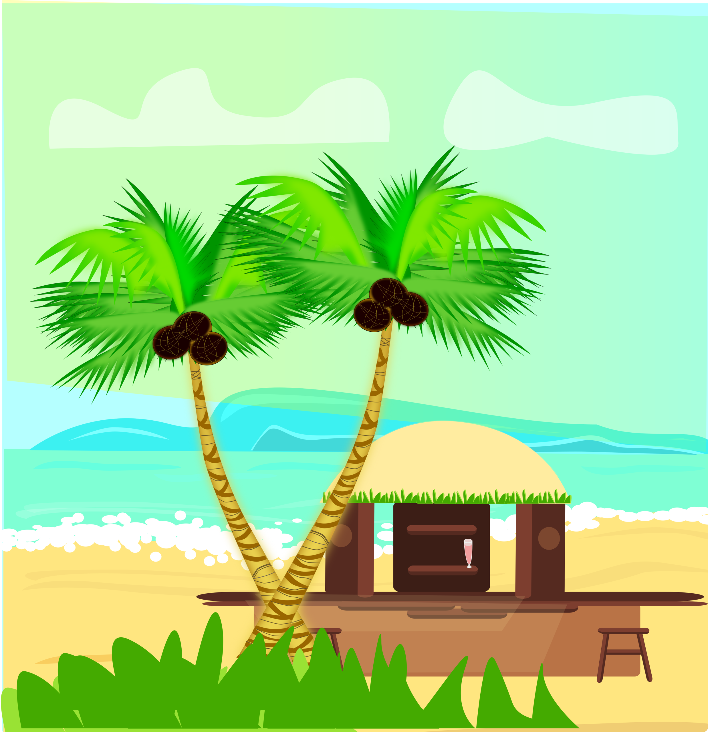 Beach Clipart Summer Sea